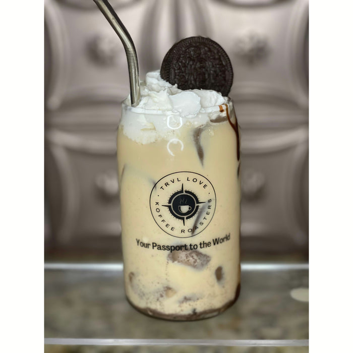 Trvl Love Koffee Can Glass