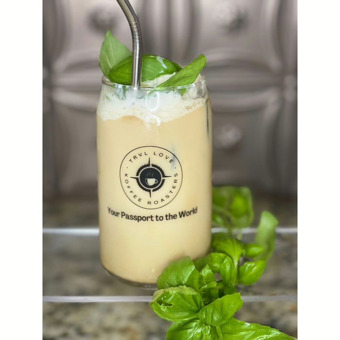 Trvl Love Koffee Can Glass